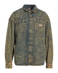 ディッキーズ メンズ アウター ジャケット・ブルゾン デニムブルゾン DICKIES Blue ブルー