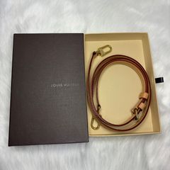 ルイヴィトン ショルダーストラップ レザー ブラウン 箱付き