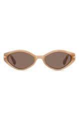 スチュアート ワイツマン レディース アクセサリー サングラス・アイウェア Stuart Weitzman WZN 8029S 54mm Oval Sunglasses HAVANA WHITE BR