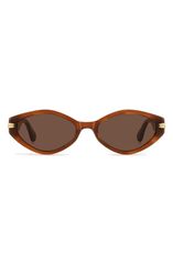 スチュアート ワイツマン レディース アクセサリー サングラス・アイウェア Stuart Weitzman WZN 8029S 54mm Oval Sunglasses HAVANA BROWN BR