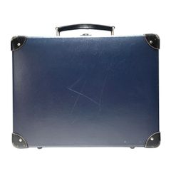 GLOBE TROTTER グローブトロッター ヴァルカンファイバー/レザ― ミニユーティリティ トランクケース ハンドバッグ T2610-k080