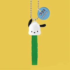 중고 キーホルダー ポチャッコ 「PEZ×はぴだんぶい マスコット BOX版」