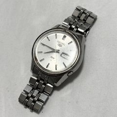 배송비 무료 SEIKO5 セイコー5/DX デラックス 5139-8000 デイデイト シルバー 自動巻き腕時計 動作品 稼働品 중고 品