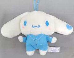 【中古】キーホルダー シナモロール(C/ブルー) カラフルジャージマスコット 「シナモロール」