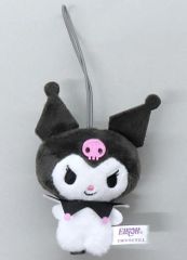 중고 ぬいぐるみマスコット・ぬいぐるみバッジ 쿠로미 スタンダートカラーミニミニたっちマスコット 「 산리오 キャラクターズ」