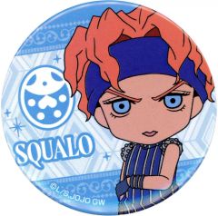 중고 バッジ・ビンズ スクアーロ 「 죠죠 の奇妙な冒険 第五部 黄金の風 ミニキャラ缶バッジコレクション RE vol.2」