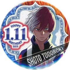 중고 バッジ・ピンズ 轟焦凍 バースデイ缶バッジ 2019 「 나의 히어로 아카데미아 」 ジャンプキャラクターズストア限定