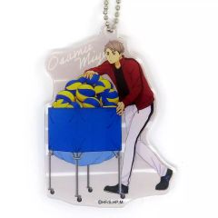 중고 キーホルダー 宮治 「ハイキュー!!プラザ トレーディングアクリルキーホルダー 備品準備中!」
