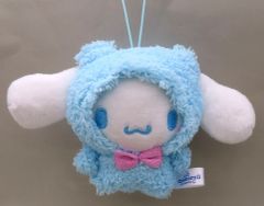 중고 봉제인형 마스코트, 봉제인형 배지 시나모롤 A ブルー くま着ぐるみカラフルマスコット " 시나모롤 "