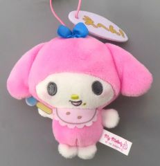 중고 ぬいぐるみマスコット・ぬいぐるみバッジ 마이멜로디 D えへん! すくすく♪ 마이멜로디 マスコット 「 마이멜로디 」