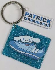 【中古】キーホルダー シナモロール20th(グリーン) アクリルキーリング 「シナモロール×パトリック(PATRICK)」