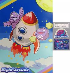 중고 グッズセット Night Arcade ポスター＆ステッカーセット 「ポケットモンスター」 포켓몬 センター限定