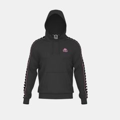 カッパ メンズ アウター パーカー・スウェット Kappa KA 222 Madison Sn99 BlackPinkWhit ブラック