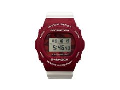 CASIO カシオ G-SHOCK Gショック A BATHING APE ア・ベイシング・エイプ コラボ デジタル腕時計 クォーツ DW-5750E レッド×ホワイト メンズ 199
