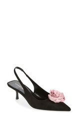 スチュアート ワイツマン レディース シューズ ヒール Stuart Weitzman Paloma Slingback Pump BLACKPINKMARSHMALLW ブラック