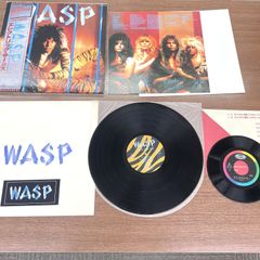 W.A.S.P. Inside The Electric Circus エレクトリック・サーカス レコード S33-1004 スペシャルグッズ付 LP+EP LPレコード 音出し未確認 現状品
