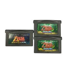 186000 動作未確認 ゲームボーイアドバンス ソフト ZELDA ゼルダの伝説 ふしぎのぼうし、神々のトライフォース＆４つの剣 3点まとめ