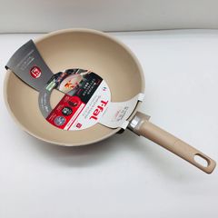 미사용 T-fal ウォックパン 28cm シェルピンク・インテンス ガス火専用 ティファール T-SGAW26-3531