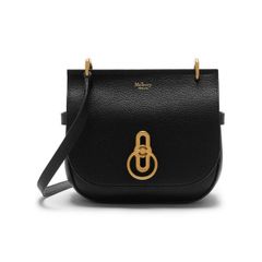 マルベリー レディース バッグ Mulberry Small Amberley Satchel Black ブラック