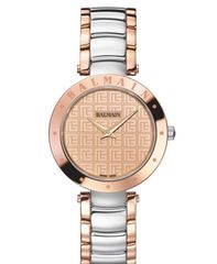 バルマン レディース アクセサリー 腕時計 Tシャツ Womenswiss Quartz Balmainia TwoTone Stainlessteel Bracelet Watch 33mm Two