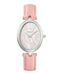 バルマン レディース アクセサリー 腕時計 レザー Balmain Womenswiss Quartz Hautelegance Sapphire Crystaleather Watch 26x31m