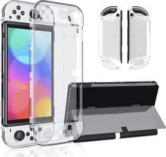 인기 상품 경량 초박 황변 없음 초내충격 착탈 간단 분체식 설계 지문 방지 Joy-Con L R TPU 상처 방지 클리어 전면 보호 커버 커버 닌텐도 스위치 oled switch OLED switch 유기el 도크 대응 엘닉