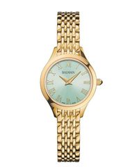 バルマン レディース アクセサリー 腕時計 Tシャツ Womenswiss Quartz Balmain II XS Green Dial GoldTone Stainlessteel Bracele