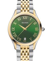 バルマン メンズ アクセサリー 腕時計 Tシャツ Balmain Menswiss Quartz Classic R TwoTone Stainlessteel Bracelet Watch 41mm