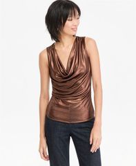 アイエヌシー インターナショナル コンセプト レディース トップス シャツ ノースリーブ INC International Concepts Womensleeveless CowlNeck Top