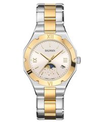 バルマン レディース アクセサリー 腕時計 Tシャツ Womens Be Balmain Swiss Moonphase TwoTone Stainlessteel Bracelet Watch 33