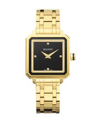 バルマン レディース アクセサリー 腕時計 Tシャツ Balmain Womenswiss Quartz Eirini GoldTone Stainlessteel Bracelet Watch 26