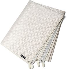 人気商品 アルミコーティング 収納袋付き 両面防水 2-6人用 210×145cm キャンプ ピクニック テントマット対応 グランドシート 大判 耐水圧 厚手 10000mm 試験合格 レジャーシート オフホワイト