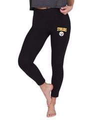 コンセプツ スポーツ レディース ボトムス レギンス Tシャツ ニット Conceptsport Womens Black Pittsburgh Steelersentry Knit Leggings
