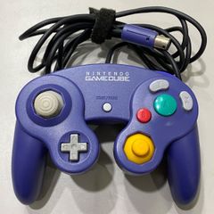 レア 任天堂 ゲームキューブ コントローラー バイオレット 紫 クリア 純正品 ＠市