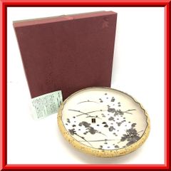 미사용 保管品 Aito 愛陶 四季の器 志野菊 菓子鉢 菓子皿 そうめん鉢 大鉢 大皿 盛鉢 盛皿 和皿 手がき 和食器 食器 陶器製 栞 箱付