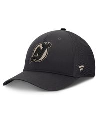 ファナティクス メンズ アクセサリー 帽子 メッシュ ジャージー Fanatics Mens Charcoal New Jersey Devils Road Meshback Stretchat Ch