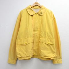 XL 헌 옷 노티카 NAUTICA 긴팔 브랜드 재킷 나일론 남성 90년대 90s 메쉬 라이너 플랩 포켓 옐로우 26oct21