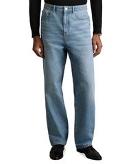 レイス メンズ ボトムス デニムパンツ ジーンズ REISS Mens Broadway LightWash LooseFit Jeans Light Blue ブルー