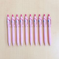 10本セット 三菱鉛筆 ジェットストリーム 発売20周年 限定 0.5mm ボールペン 黒インク ツートンピンク SXN-150-05.VTP