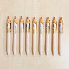 10本セット 三菱鉛筆 ジェットストリーム 発売20周年 限定 0.5mm ボールペン 黒インク ベージュブラウン SXN-150-05.VBB