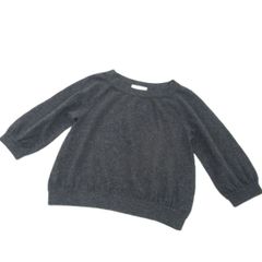 ec1650 UNIQLO 유니클로 캐시미어 스웨터 짧은 길이 캐시미어 100% 블랙 M