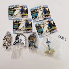 バンダイ ゼルダの伝説 ブレスオブザワイルド マスコット 4種セット 内袋 미개봉 가챠
