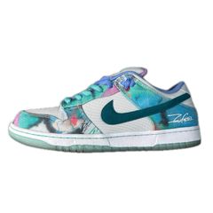 国内正規 NIKE SB  × Futura Dunk Low ダンク ロー スニーカー ナイキエスビー  × フューチェラ HF6061-400 ホワイト 28.5cm （27662M）