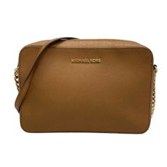 MICHAEL KORS マイケルコース ショルダーバッグ ダークブラウン レザー