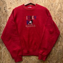 90s MICKEY&CO Disney ミッキーマウス 刺繍 クルーネック スウェット