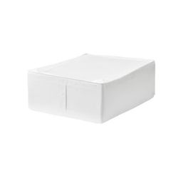 新品 IKEA SKUBB スクッブ 収納ケース ホワイト 43x53x19 cm （40591048）