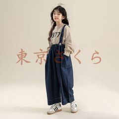 살로펫 어린이 옷 바지 키즈 살로펫 데님 살로펫 키즈 한국 어린이 옷 소녀 소년 바지 주니어 한국 살로펫 바지 캐주얼 키즈 주니어 아동복 하단 롱 팬츠 긴 바지 어린이 르
