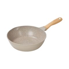 深型フライパン 炒め鍋 24cm クリューム マーブルコート HC-1350 ディープパン 煮込み ガス火専用 焦げ付きにくい 軽量 パール金属