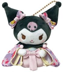 중고 ぬいぐるみマスコット・ぬいぐるみバッジ 쿠로미 산리오 将軍シリーズ ぬいぐるみボールチェーン 「 산리오 キャラクターズ」