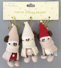 중고 キーホルダー リルリンリン ぬいぐるみチャームセット 「ディズニー・クリスマス2024」 東京ディズニーリゾート限定
